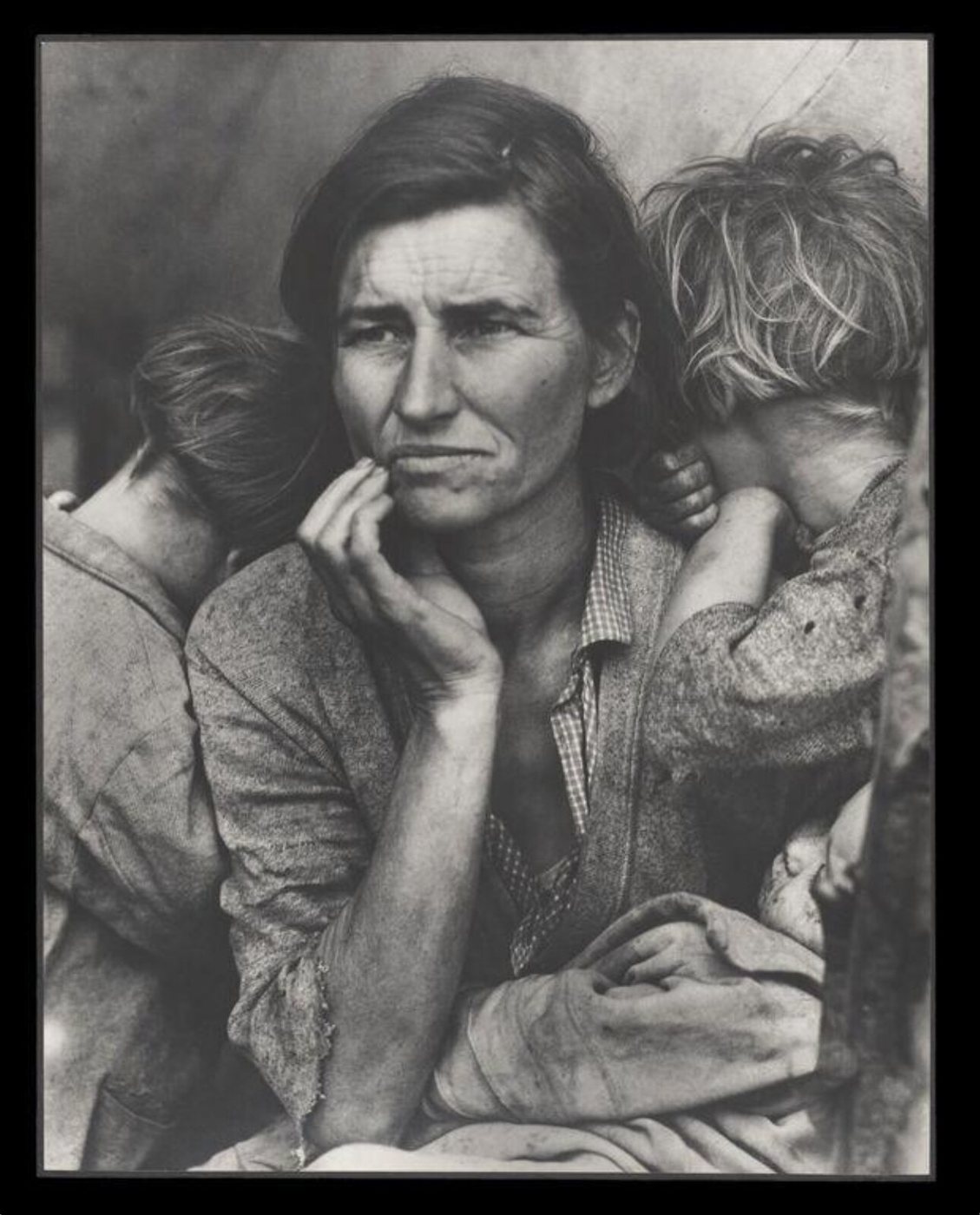 母亲与孩子，桃乐丝·兰格《Migrant mother》